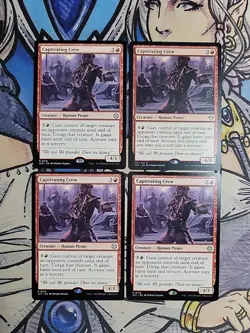 4x Captivating Crew - NM/M Mixed Sets LCC C20 MTG Magic the Gathering - Image 1