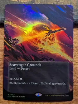SCAVENGER GROUNDS #82 Foil Borderless - Edge of Eternities Stellar Sights - MTG - Image 1