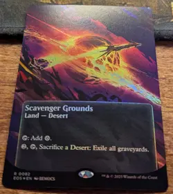SCAVENGER GROUNDS #82 Foil Borderless - Edge of Eternities Stellar Sights - MTG - Image 2