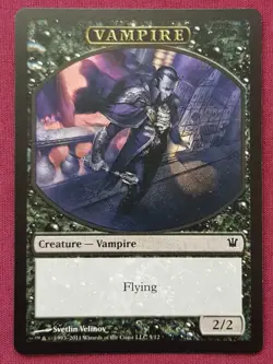 Magic The Gathering INNISTRAD VAMPIRE token card MTG - Image 1