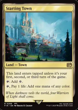 MTG Starting Town - 289 / English / Near Mint - Image 1