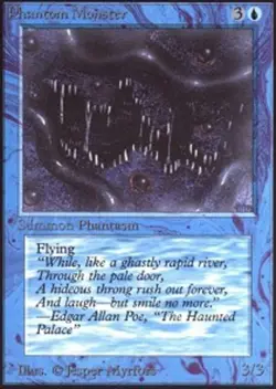 1 x Phantom Monster - Alpha - Light Play - MTG - Image 1