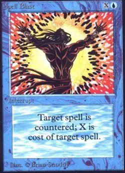 1 x Spell Blast - Alpha - NM-Mint - MTG - Image 1