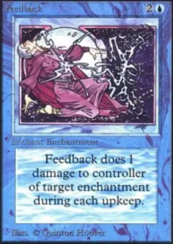 1 x Feedback - Alpha - NM-Mint - MTG - Image 1