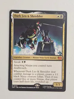 Dark Leo & Shredder M Teenage Mutant Ninja Turtles 0142 NM - Image 1