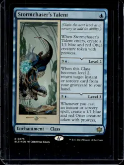 2024 Magic MTG Bloomburrow Stormchaser's Talent Foil #75 - Image 1