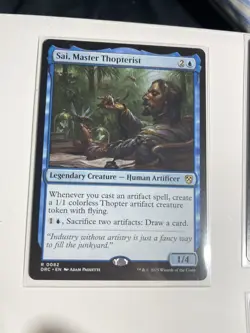 Magic: The Gathering (MTG) - DRC Sai, Master Thopterist R0082 NM - Image 1