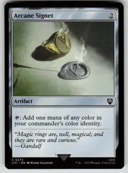 Arcane Signet Commander: The Lord of the Rings 273 MTG NM - Image 1