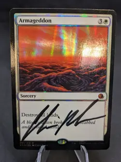Armageddon (1) FOIL | MTG Magic From the Vault: Annihilation | Artist Signed - Image 1