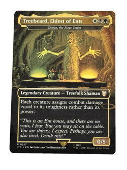 Treebeard, Eldest of Ents - Doran, the Siege Tower (Borderless) LOTR 517 NM - Image 1