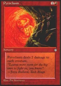 1x Pyroclasm Heavy Play MTG Magic - Kid Icarus - - Image 1