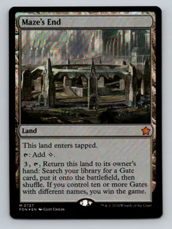 Maze's End Foil M Foundations 727 NM - Image 1