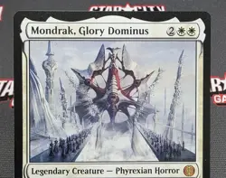 MTG Mondrak, Glory Dominus- Signed -Phyrexia: All Will Be One Magic Card #023 - Image 3