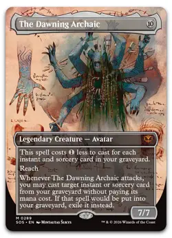 The Dawning Archaic (Borderless) #289 (NM) Secrets of Strixhaven SOS Magic MTG - Image 1