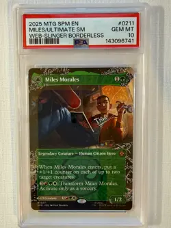 Miles Morales (0211) Web Slinger Borderless Marvel's Ultimate Spider-Man PSA 10 - Image 2