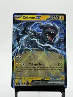 Pokemon Zekrom EX Holo BLK EN Card 034/086 Standard Size by takuyoa - Image 1