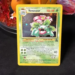 Venusaur 13 - Holo SWIRL Promo - WoTC Black Star Promos - Pokemon TCG Vintage - Image 1