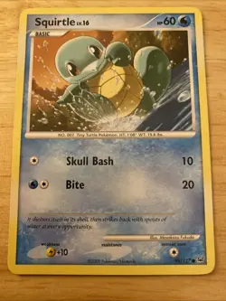 Pokemon Squirtle TCG Platinum Card 96/127 Regular Common - Image 2