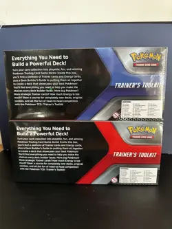 Pokemon TCG Trainer's Toolkit 2 Box Lot Crobat Dedenne-GX 2021 2022English - Image 3