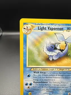Pokemon Card - Light Vaporeon Neo Destiny 52/105 Uncommon Non Holo - NM/LP - Image 2