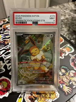 Pokemon Eevee PSA 9 Sv: Scarlet & Violet Promo 173 Holo English 2025 Card - Image 1