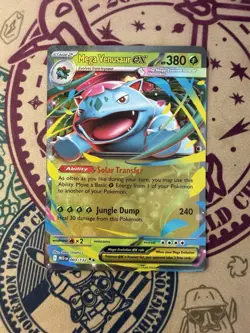 Mega Venusaur Ex 003/132 Mega Evolution Pokemon TCG - Image 3