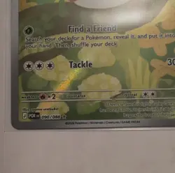 Pokemon Rowlet Basic Rare Full Art Holo 090/088 POR 2026 HP80 Attack30 - Image 2