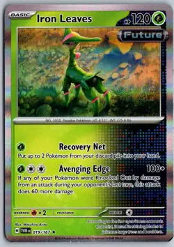 Iron Leaves 019/167 Rare Twilight Masquerade Pokemon Holo Near Mint - Image 1