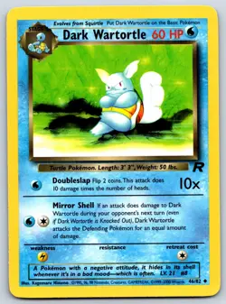 Dark Wartortle - Team Rocket 46/82 Pokemon Card NM - Image 1