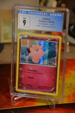 Pokemon TCG CGC 9 Clefairy 50/83 2016 Toys R Us Promo Holo - Image 1