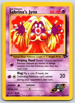 Sabrina's Jynx - Gym Challenge 057/132 Pokemon Card NM - Image 1