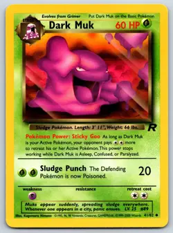 Dark Muk - Team Rocket 41/82 Pokemon Card NM - Image 1