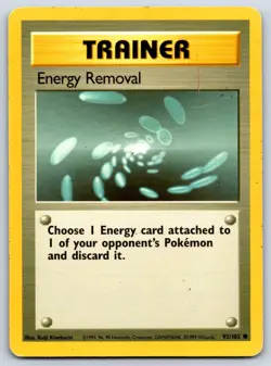 Energy Removal - Base Set 092/102 Pokemon Card HP - Image 1