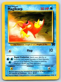Magikarp - Team Rocket 47/82 Pokemon Card NM - Image 1