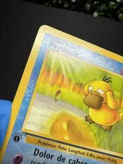 Psyduck 53/62 1st Edition SPANISH Fossil LP-NM Pokemon TCG - Image 3