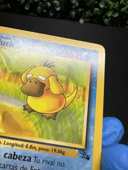 Psyduck 53/62 1st Edition SPANISH Fossil LP-NM Pokemon TCG - Image 4