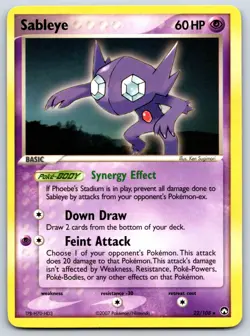 Sableye - Power Keepers 22/108 Pokemon Card NM - Image 1