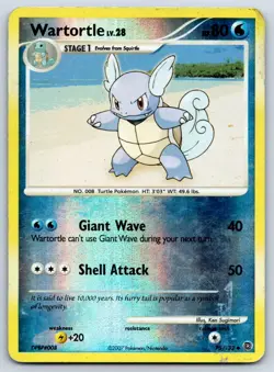 Wartortle - Reverse Holo - Secret Wonders 75/132 Pokemon Card MP - Image 1