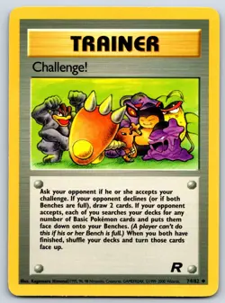 Challenge! - Team Rocket 74/82 Pokemon Card LP - Image 1