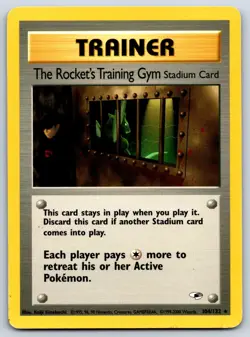 The Rocket's Training Gym - Gym Heroes 104/132 Pokemon Card LP - Image 1