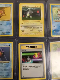 Pokemon Base Set & Jungle Lot 18 Cards Energies Trainer Starmie Staryu - Image 3