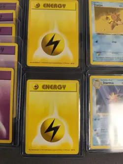 Pokemon Base Set & Jungle Lot 18 Cards Energies Trainer Starmie Staryu - Image 5