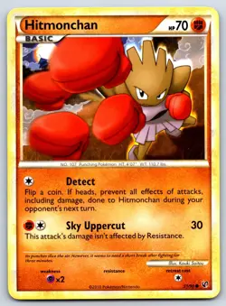 Hitmonchan - Undaunted 51/90 Pokemon Card NM - Image 1