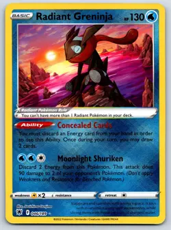 Radiant Greninja - Astral Radiance 046/189 Pokemon Card NM - Image 1