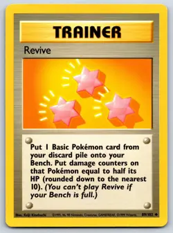 Revive - Base Set 089/102 Pokemon Card LP - Image 1
