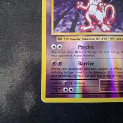 Pokemon Mewtwo TCG XY Evolutions Reverse Holo Rare Card 51/108 - Image 3