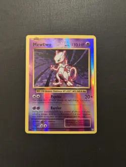 Pokemon Mewtwo TCG XY Evolutions Reverse Holo Rare Card 51/108 - Image 1