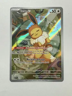 Pokemon TCG - Eevee - Prismatic Evolutions 173 Black Star Promo Full Art - Image 1