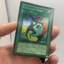 Yu-Gi-Oh! Creature Swap Legacy of Darkness LOD-081 1st Edition Holo Spell - Image 3