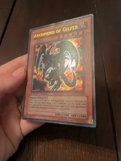 Yu-Gi-Oh! LIMITED EDITION Archfiend of Gilfer #JMP-EN003 Light Play - Image 2